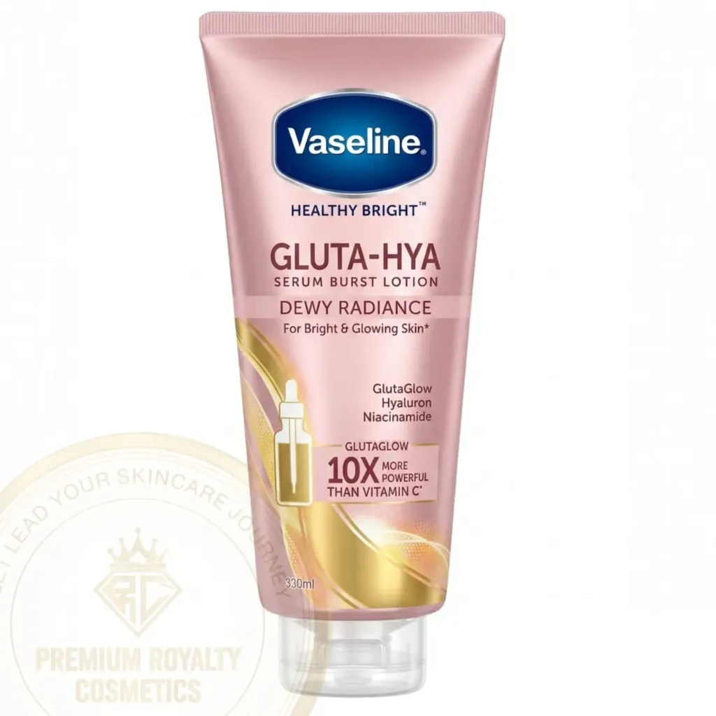 VASELINE HEALTHY BRIGHT GLUTA- HYA SERUM BURST LOTION DEWY RADIANCE 330mL