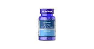 PURITAN'S PRIDE ZINC FOR ACNE 500MG-Immune Support & Clear Skin Supplement