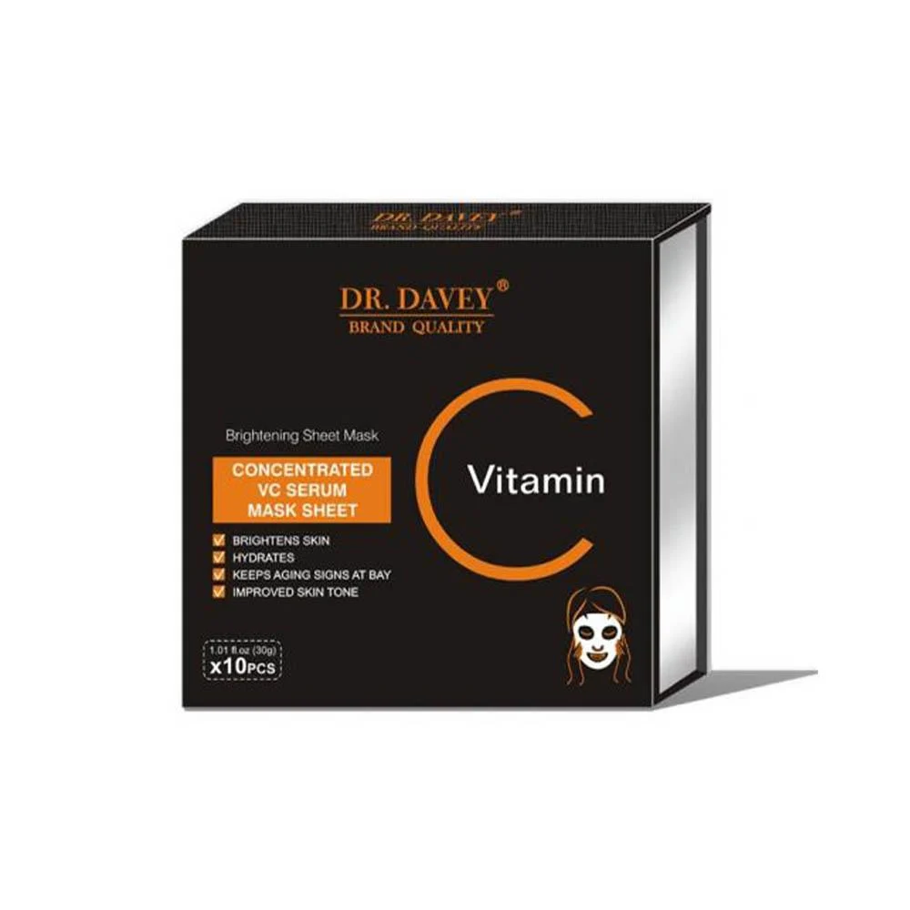 [PRC-0440] DR DAVEY BRIGHTENING VITAMIN C SHEET MASK 30g