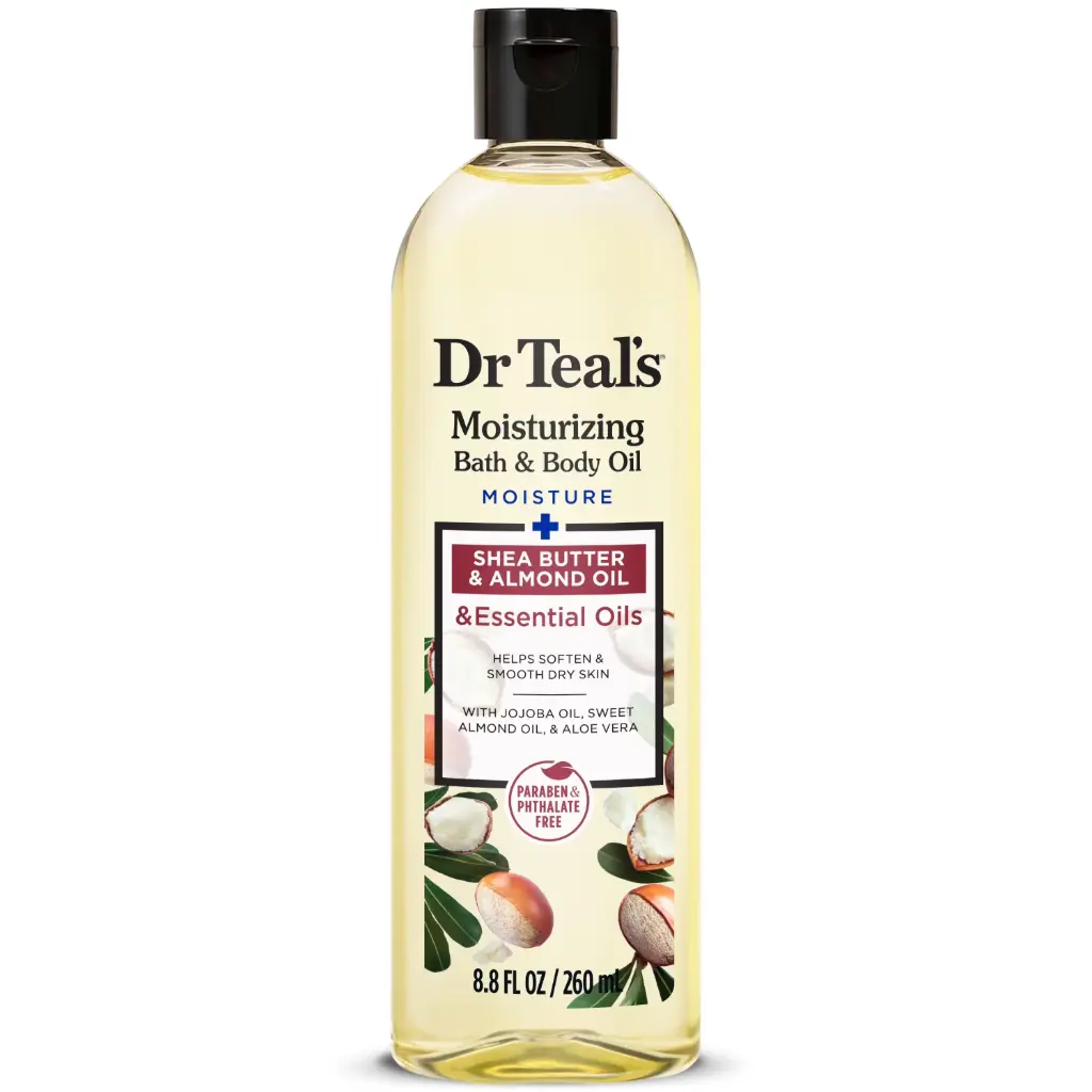 DR TEAL'S ( SHEA & ALMOND MOISTURIZING BODY OIL ) 260mL