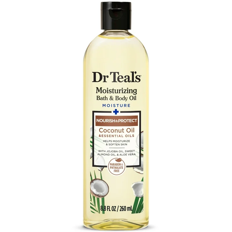 DR TEAL'S NOURISH & PROTECT MOISTURIZING BATH & BOBY COCONUT OIL 260ml