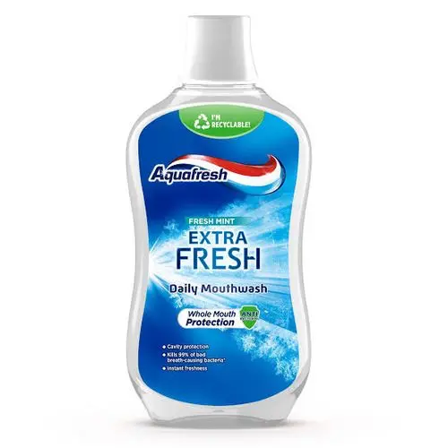 AQUAFRESH DAILY MOUTHWASH FRESH MINT 500ML (EXP 15/04/2026)