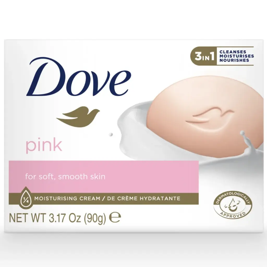 (4in1)DOVE CREAM BAR PINK SOAP 360g