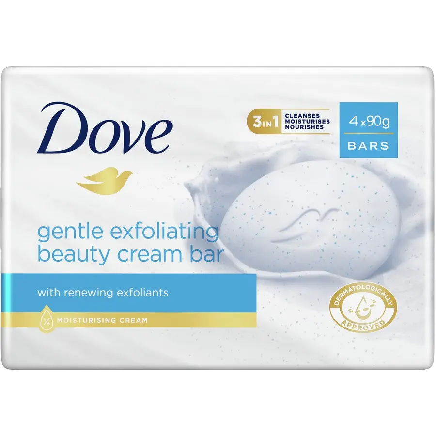 DOVE CREAM BAR GENTLE EXFOLIATING (4 in1) 360G