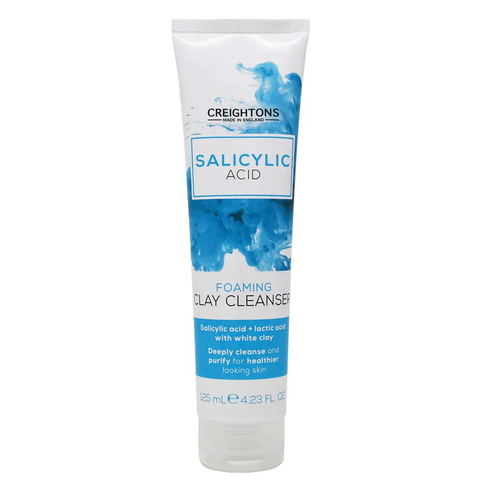 CREIGHTONS SALICYLIC ACID FOAMING CLAY TUBE CLEANSER 125mL