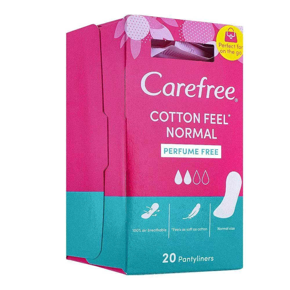 CAREFREE COTTON FEEL NORMAL(FRESH SCENT) PANTYLINERS 