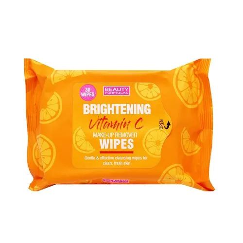 [PRC-0166] BEAUTY FORMULAS BRIGHTENING ( VITAMIN C MAKE-UP REMOVER ) WIPES