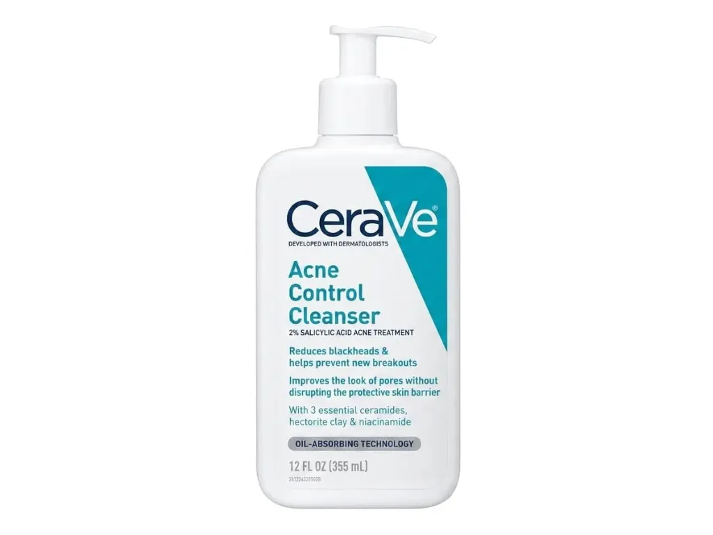 CERAVE [ ACNE CONTROL CLEANSER ] - OIL ABSORBING TECHNOLOGY 12fl.oz 355mL ( Short Expiry Date: 02/2027 )