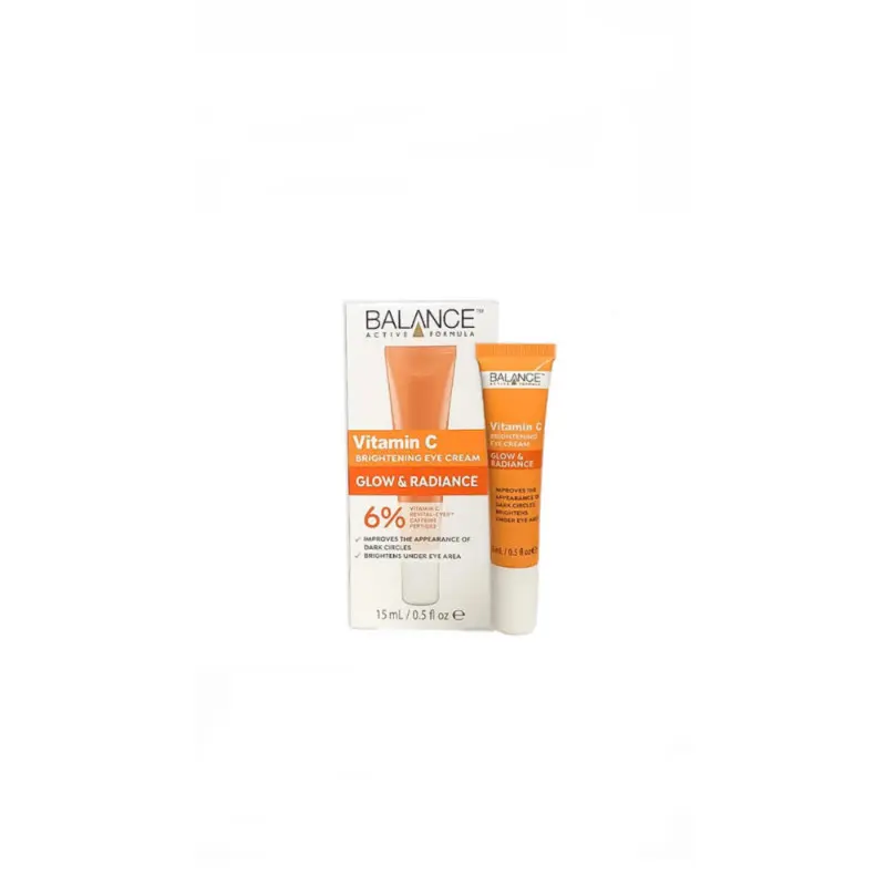 BALANCE ACTIVE FORMULA VITAMIN C EYE CREAM GLOW & RADIANCE SERUM 6% 30ML