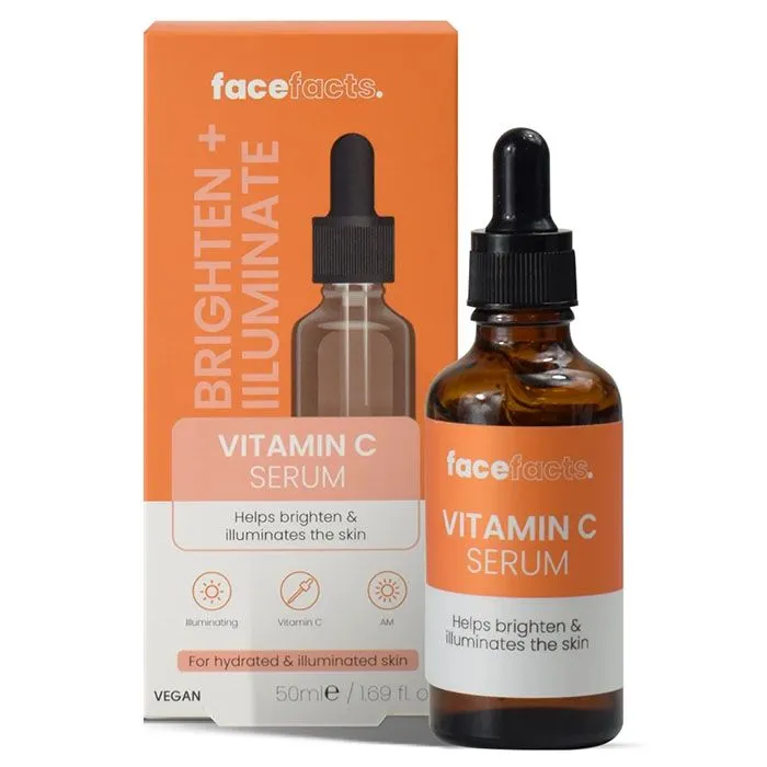 FACEFACTS BRIGHTENING + ILLUMINATE ( VITAMIN C ) SERUM 50mL