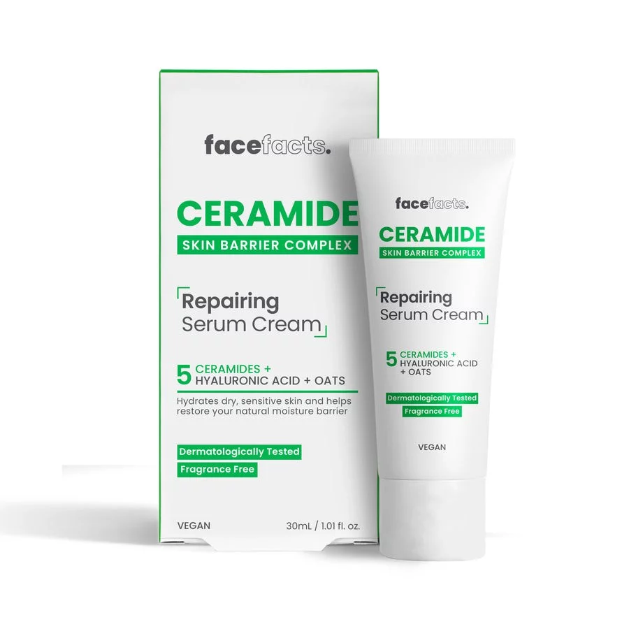 FACEFACTS CERAMIDE SKIN BARRIER COMPLEX REPAIRING SERUM CREAM 30ml ( N0 PACK)