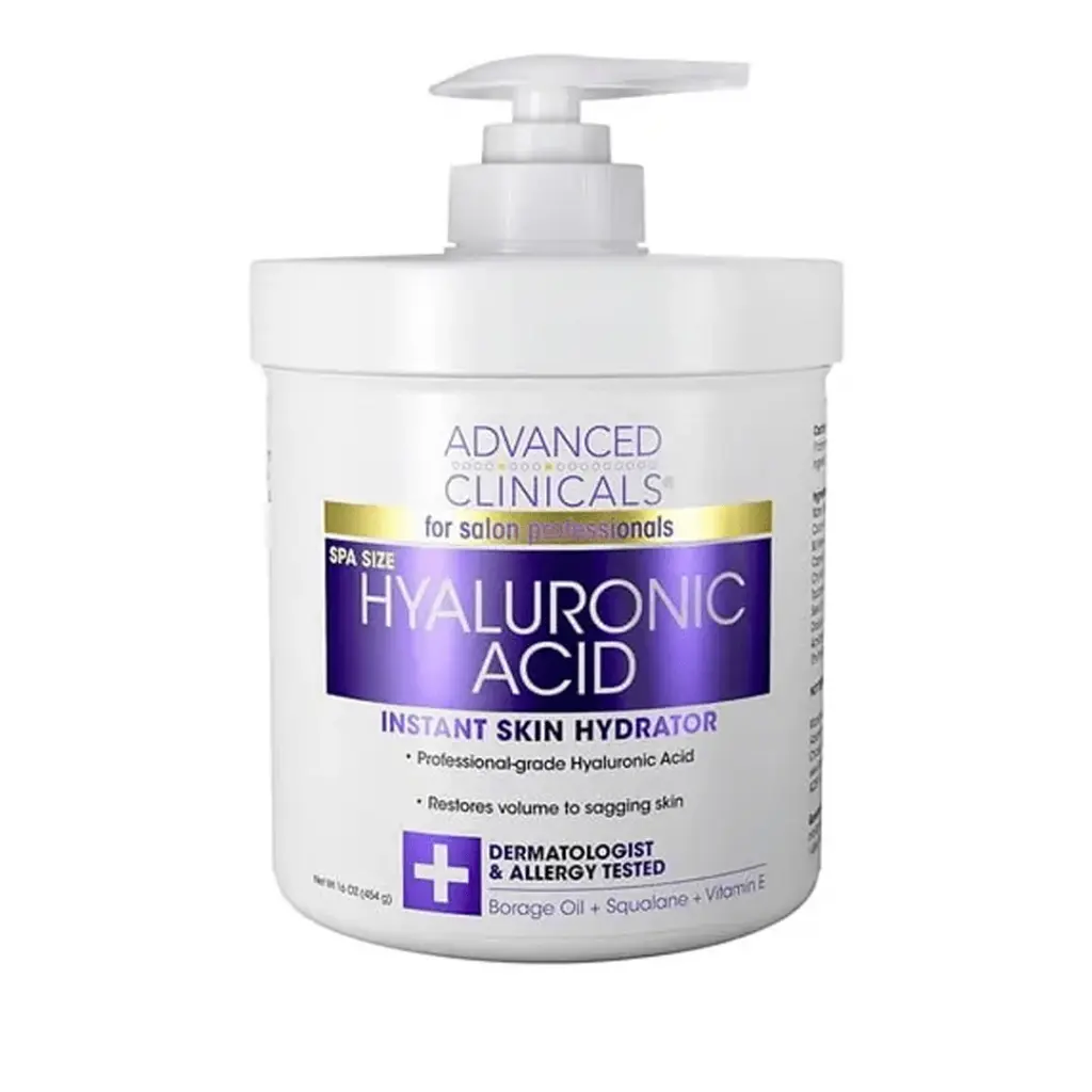 ADVANCED CLINICALS HYALURONIC ACID INSTANT SKIN HYDRATOR 454mL
