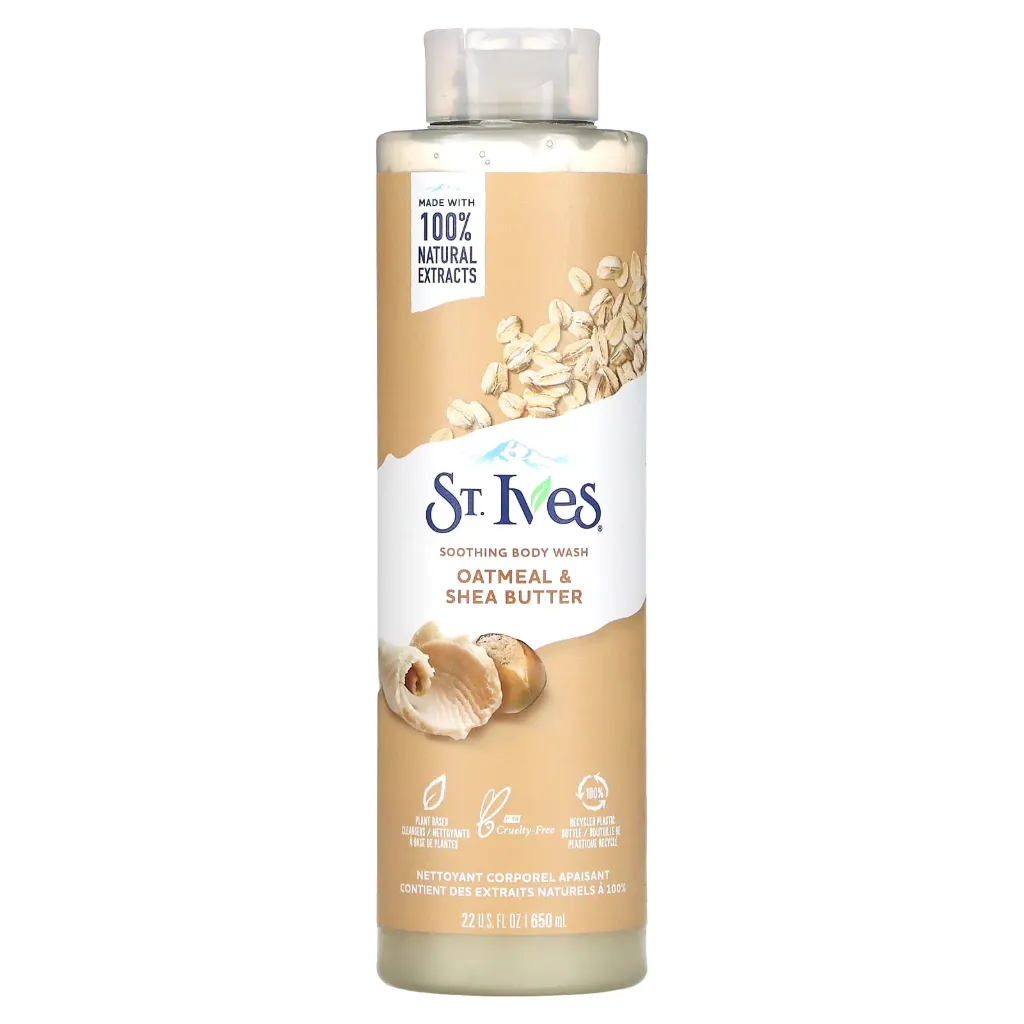 ST IVES SOOTHING OAT MEAL AND SHEA BUTTER  BODY WASH
