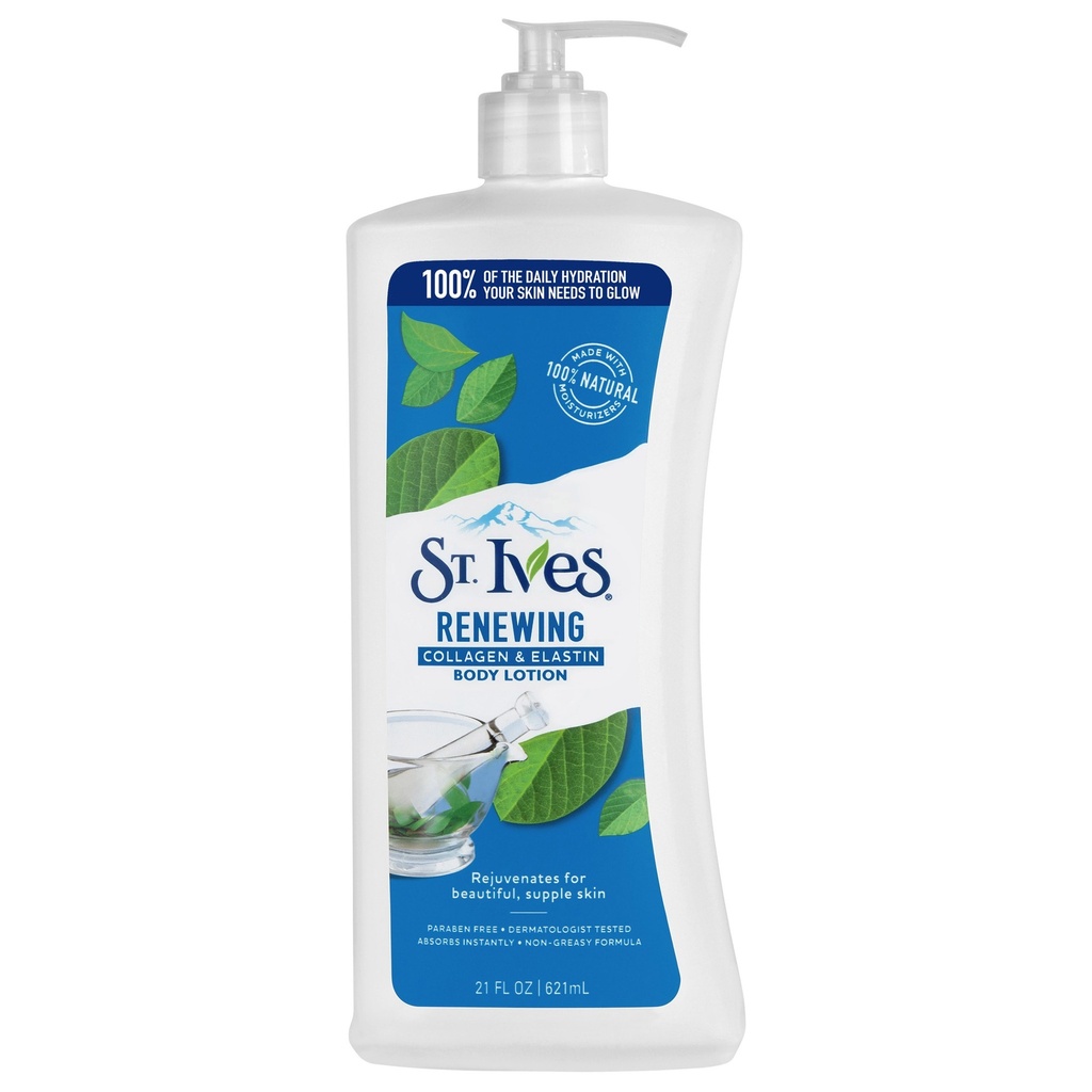 ST IVES RENEWING BODY LOTION WITH COLLAGEN & ELASTIN  621ml
