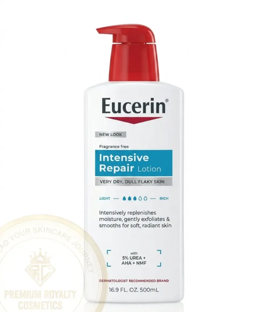 EUCERIN [ INTENSIVE REPAIR BODY LOTION ] - Very Dry, Dull Flaky Skin | Frangrance Free  500mL