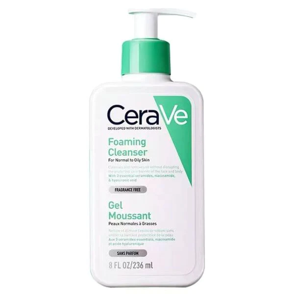 CERAVE [ FOAMING CLEANSER ] - GEL MOUSSANT  ( 236mL ) 8fl.oz