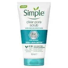 SIMPLE DAILY SKIN DETOX CLEAR PORE FACIAL SCRUB 150 Ml