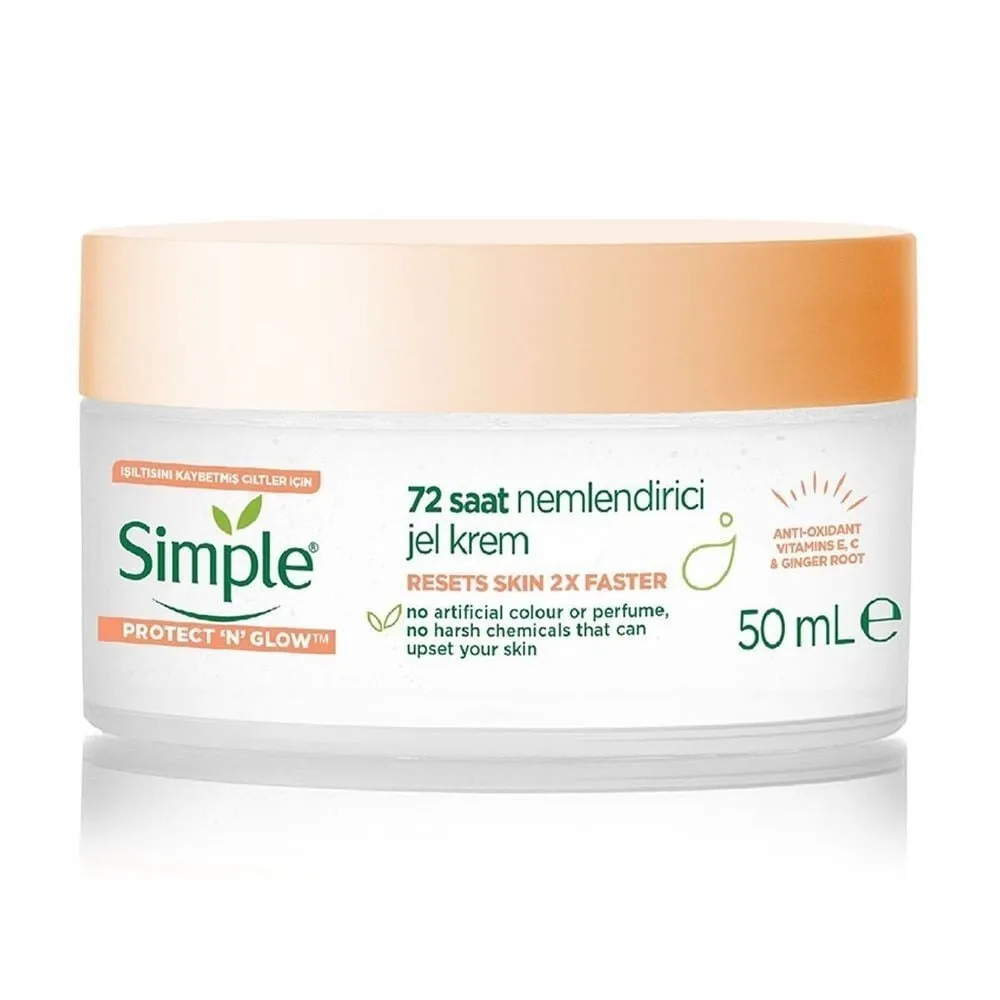 SIMPLE REST & RESET 72HRS HYDRATING GEL 50ML
