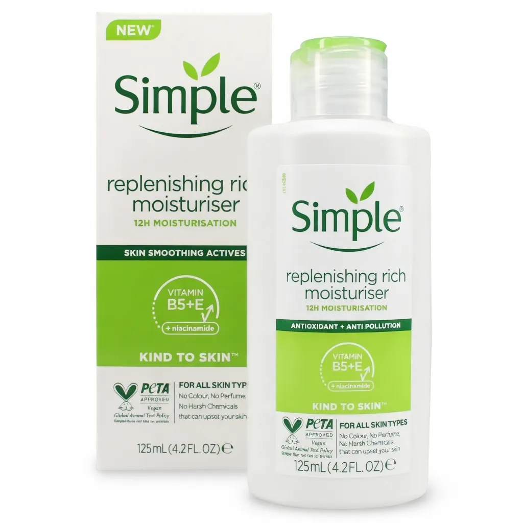 SIMPLE REPLENISHING RICH MOISTURISER 125ML