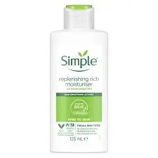 SIMPLE REPLENISHING RICH MOISTURISER 125ML