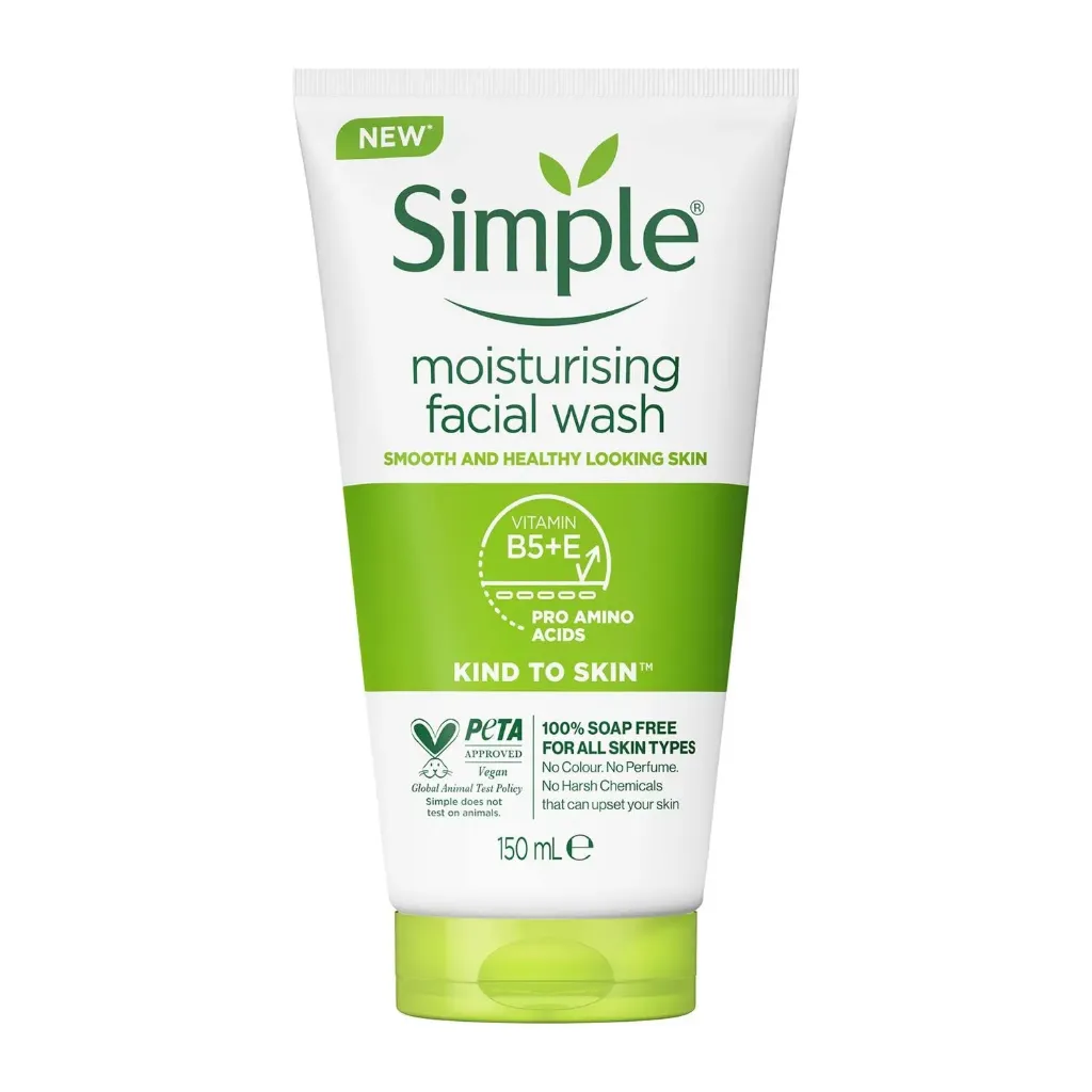 SIMPLE MOISTURISING FACIAL WASH 150mL