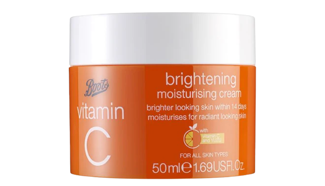 BOOTS VITAMIN C BRIGHTENING MOISTURISING CREAM 50ml