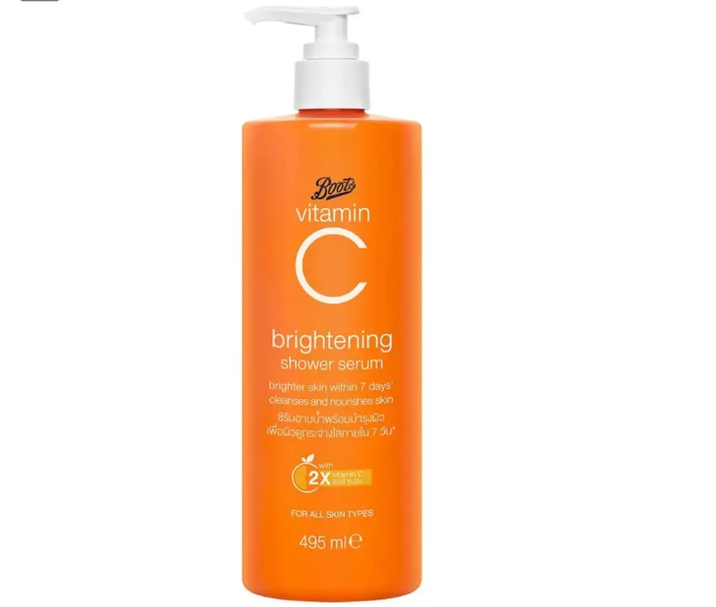 BOOTS VITAMIN C BRIGHTENING SHOWER SERUM 454g