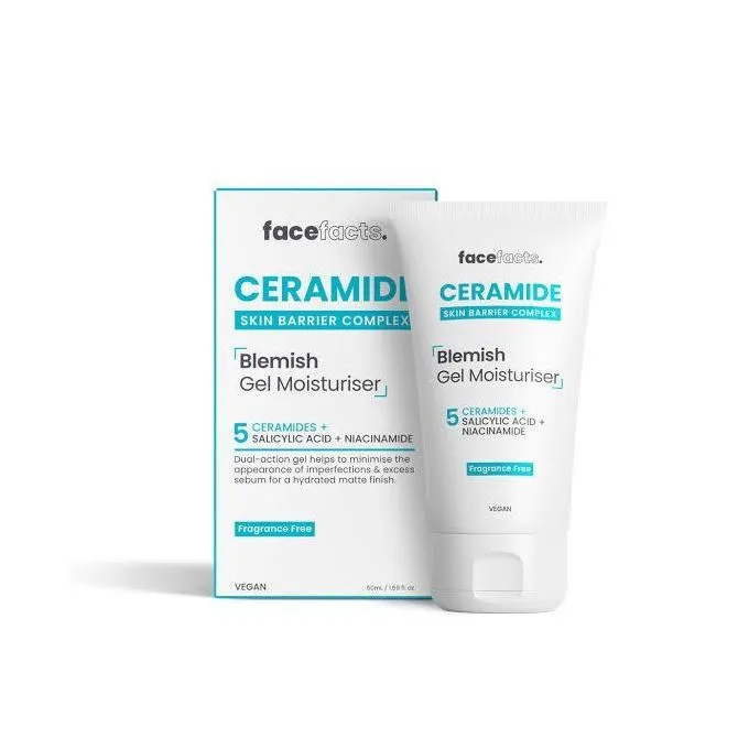 FACEFACTS CERAMIDE BLEMISH GEL MOISTURISER 50ML