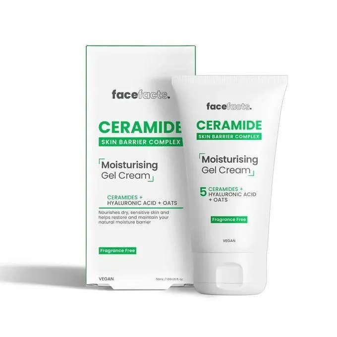 FACEFACTS CERAMIDE MOISTURISING GEL CREAM - 50mL
