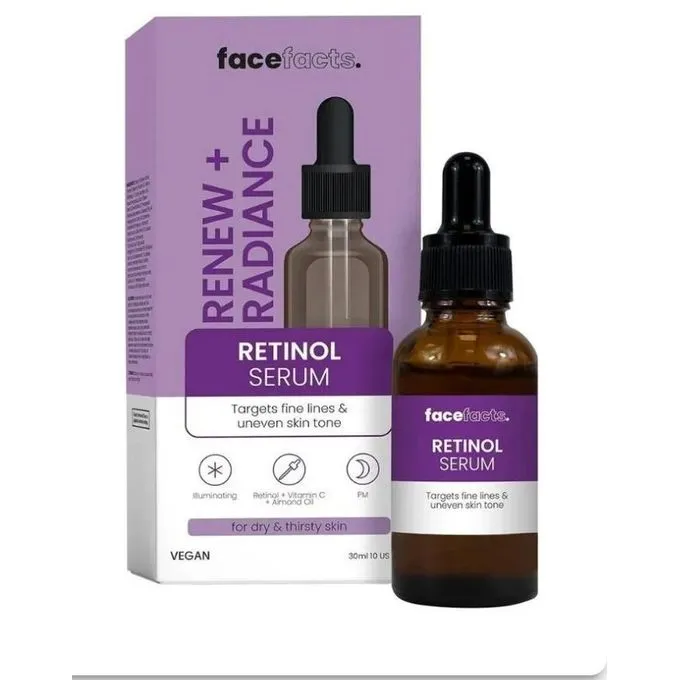 FACEFACTS RENEW + RADIANCE ( RETINOL ) SERUM 30mL