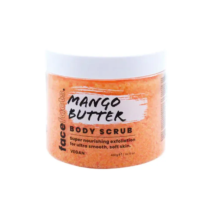 [PRC-0586] FACEFACTS MANGO BUTTER BODY SCRUB VEGAN 400g