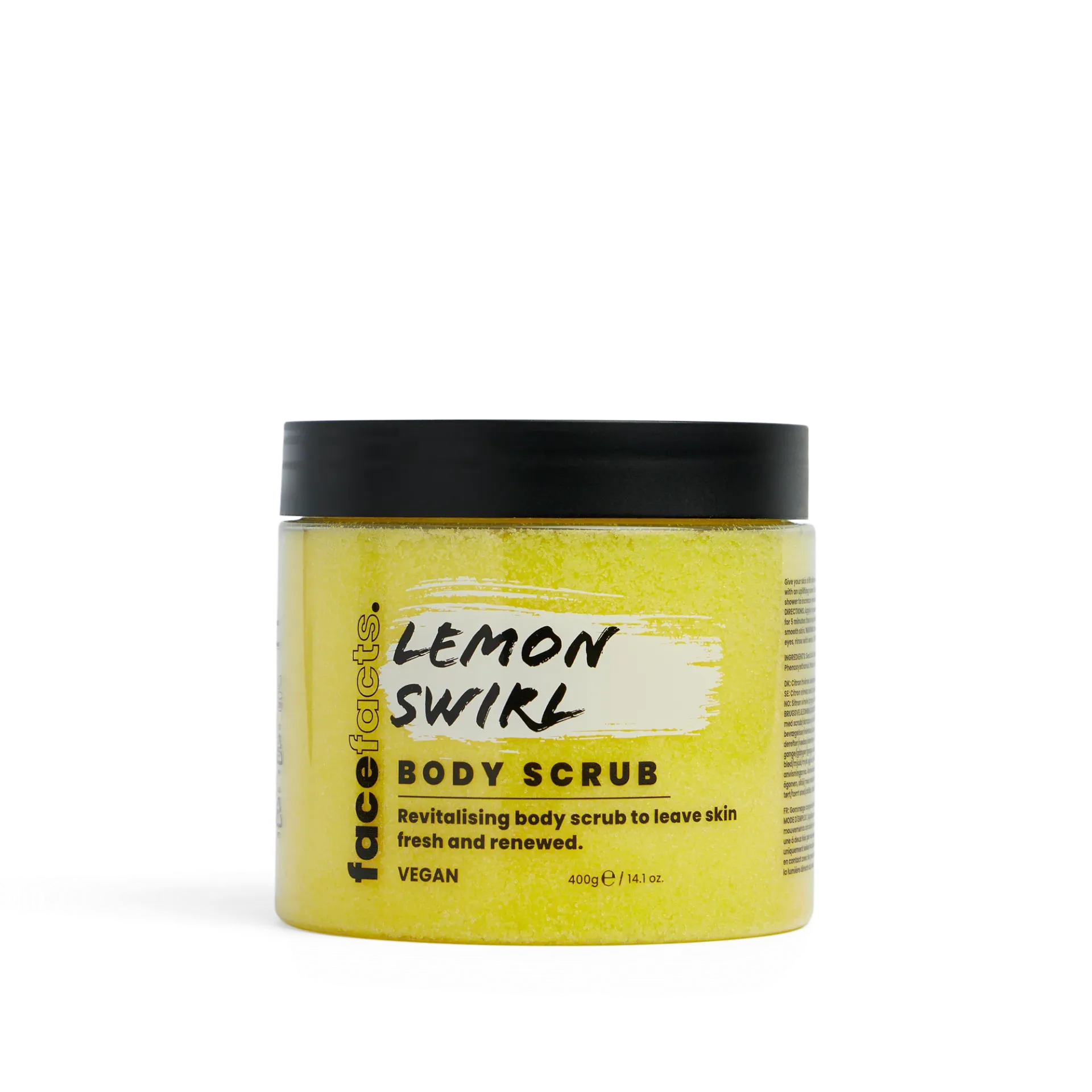 FACEFACTS LEMON SWIRL BODY BUTTER SCRUB 400g