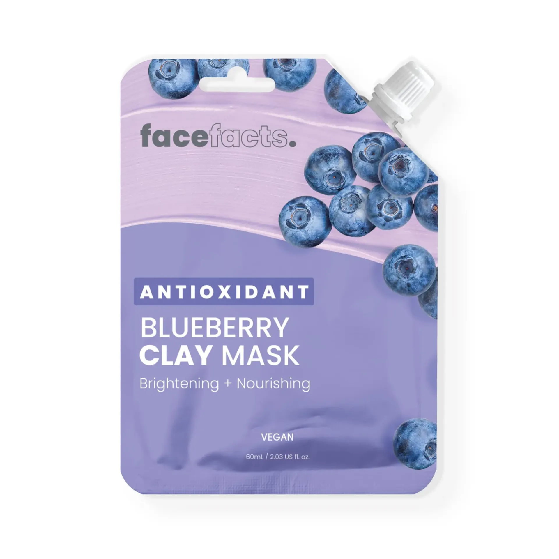 [PRC-0555] FACEFACTS ANTIOXIDANT BLUEBERRY CLAY MASK 60ml