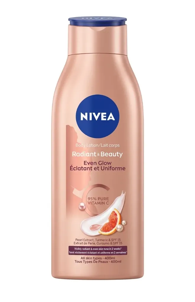 NIVEA RADIANT & BEAUTY ( EVEN GLOW VITAMIN C ) BODY LOTION 400mL