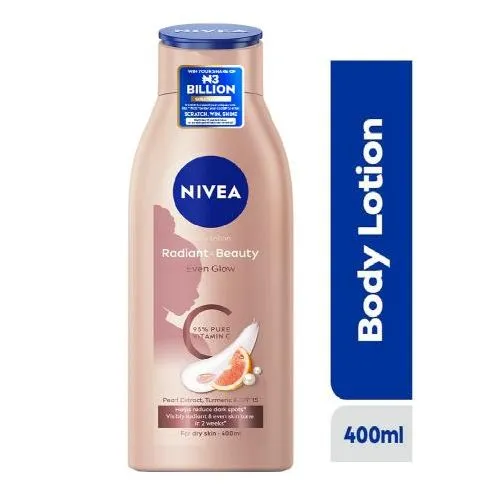 NIVEA RADIANT & BEAUTY EVEN GLOW ( VITAMIN C ) BODY LOTION 400mL