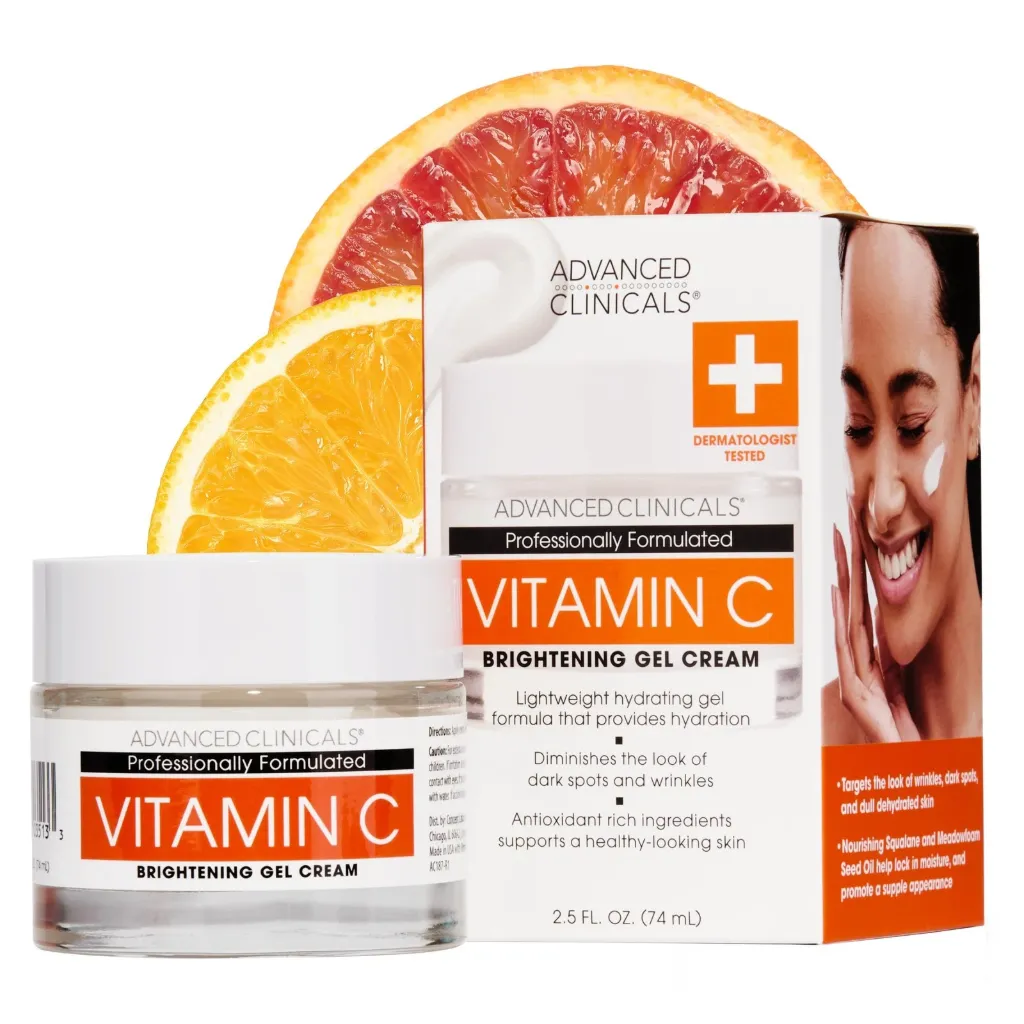ADVANCED CLINICALS VITAMIN C BRIGHTENING GEL- CREAM 74mL