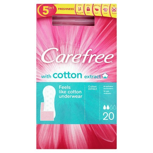 CAREFREE COTTON FEEL(UNSCENTED) PANTYLINERS