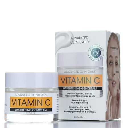 ADVANCED CLINICALS VITAMIN C BRIGHTENING GEL- CREAM 590ML
